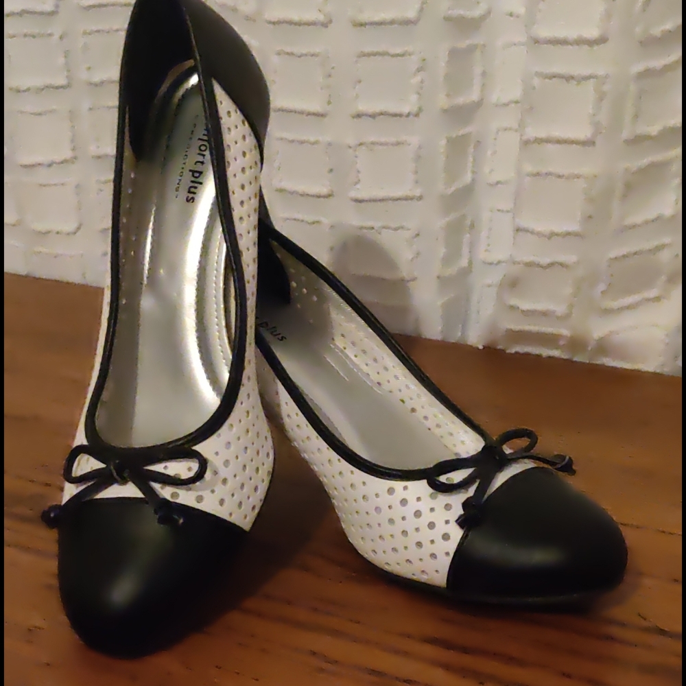Black & White heels